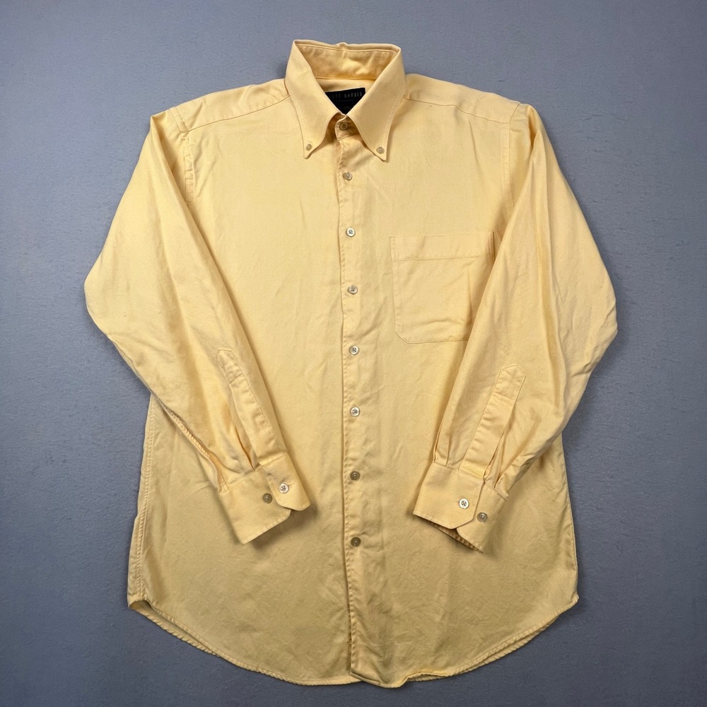 Scott Barber Button Down Shirt Mens M Cotton Oxford Preppy Business Casual